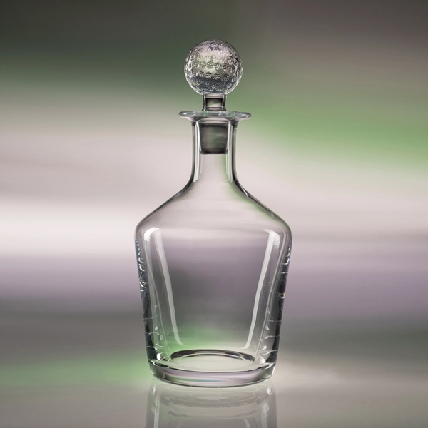 Craft decanter made of hand-blown lead-free crystal with a 34 oz.... from ASI 62985 J. Charles