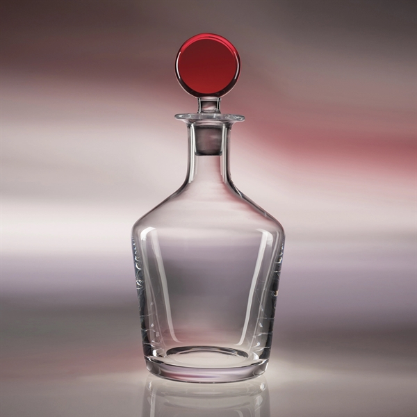 Craft decanter made of hand-blown lead-free crystal with a 34 oz.... from ASI 62985 J. Charles
