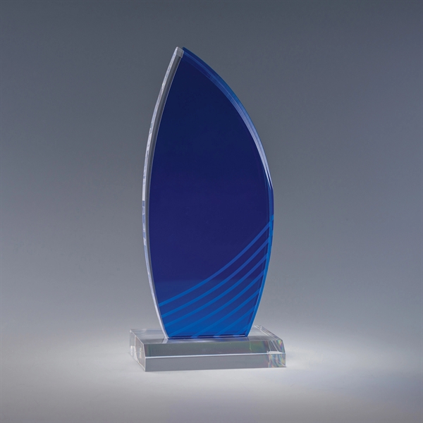 9" x 4" x 2" acrylic award with multi-dimensional shape in... from ASI 62985 J. Charles