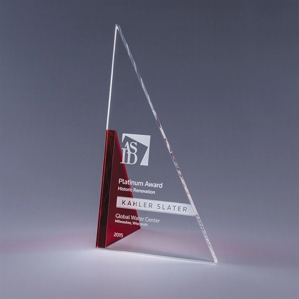 Apex award made of starphire crystal with your choice of a... from ASI 62985 J. Charles