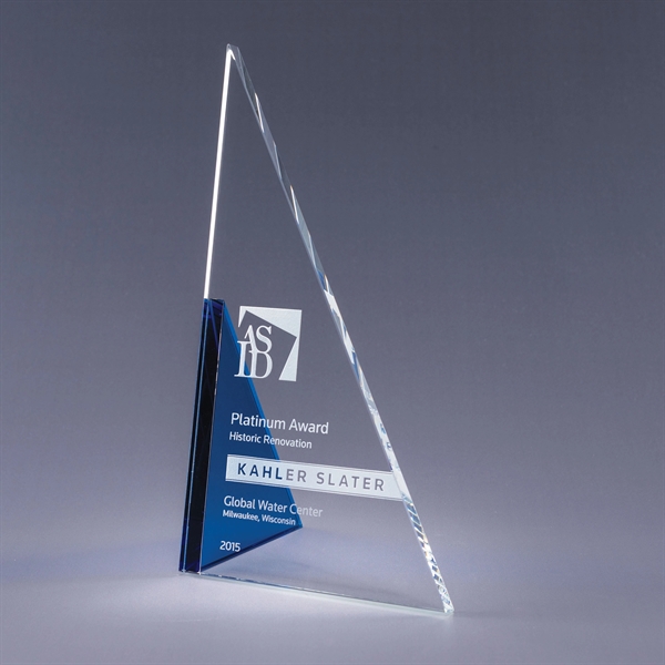 Apex award made of starphire crystal with your choice of a... from ASI 62985 J. Charles