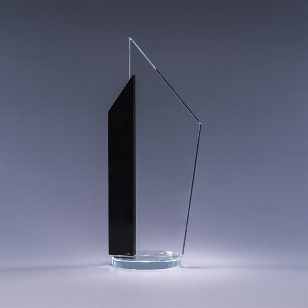 Starphire and optic crystal award with colorful side accent color; includes... from ASI 62985 J. Charles
