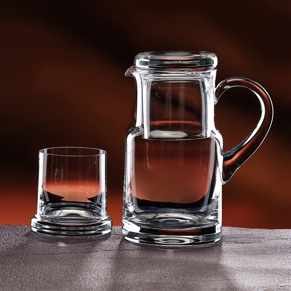 Hand-blown crystal water set with a 28 oz. pitcher and 8... from ASI 62985 J. Charles