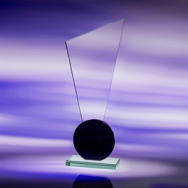 Exclaim award made of highly polished jade and black optic crystal.... from ASI 62985 J. Charles