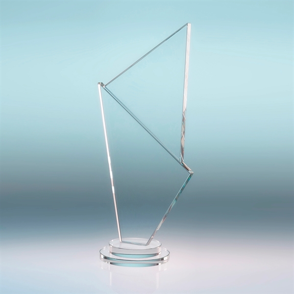 Interplay award made of starphire crystal and  featuring a unique... from ASI 62985 J. Charles