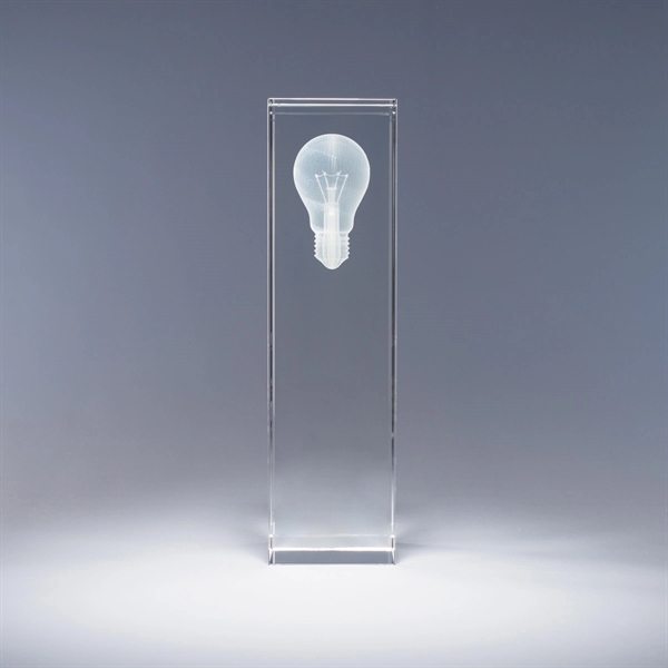 10" x 2.75" x 2.75" column-style Lumosity optical crystal award with... from ASI 62985 J. Charles