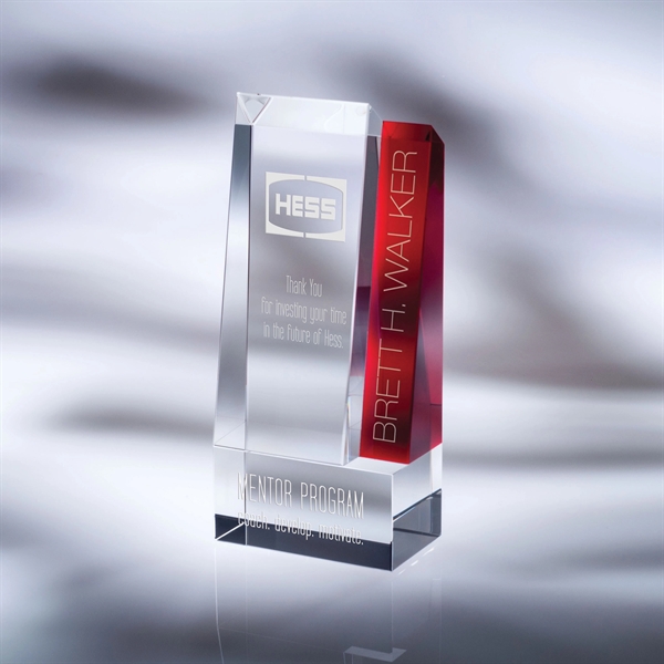 Metro award made of optic and color optic crystal with a... from ASI 62985 J. Charles