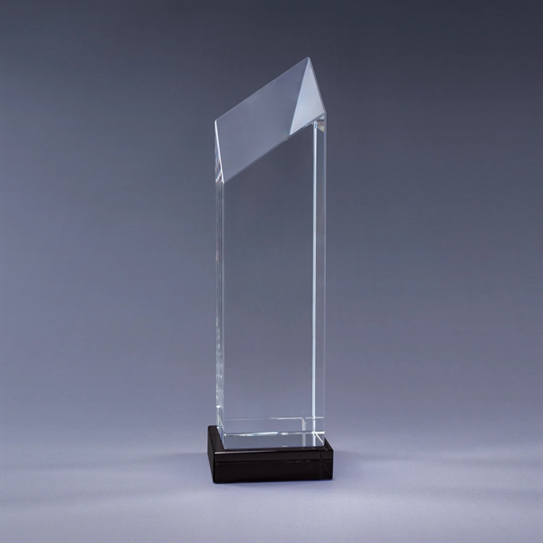 Encore award made of heavy optic crystal accented by an angled... from ASI 62985 J. Charles