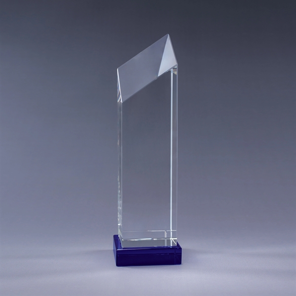 Encore award made of heavy optic crystal accented by an angled... from ASI 62985 J. Charles