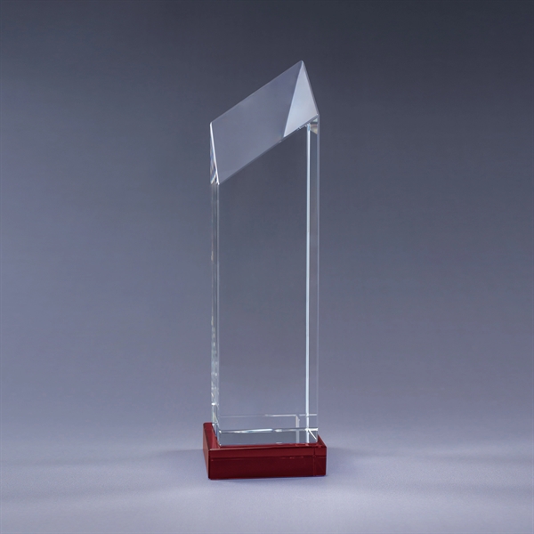 Encore award made of heavy optic crystal accented by an angled... from ASI 62985 J. Charles