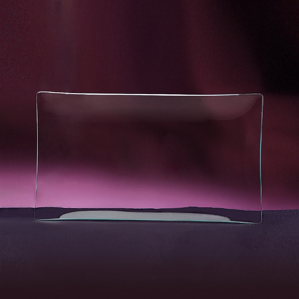 Rectangle hostess tray made of glass measuring 8" x 14" with... from ASI 62985 J. Charles