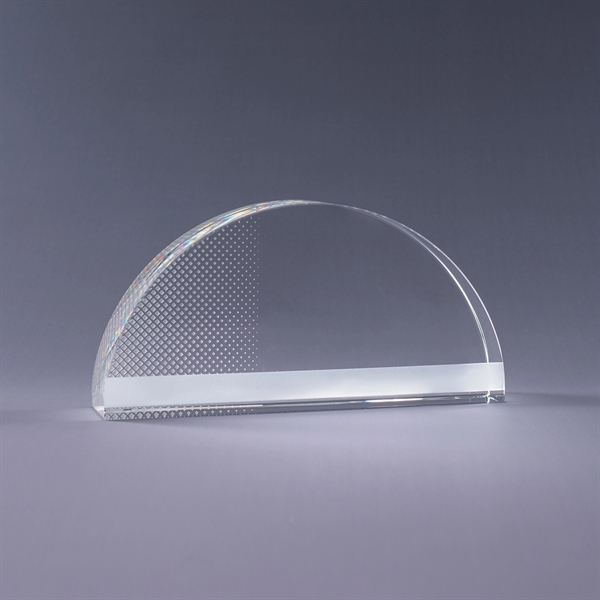Arch award made of clear optic crystal with a clean, contemporary... from ASI 62985 J. Charles