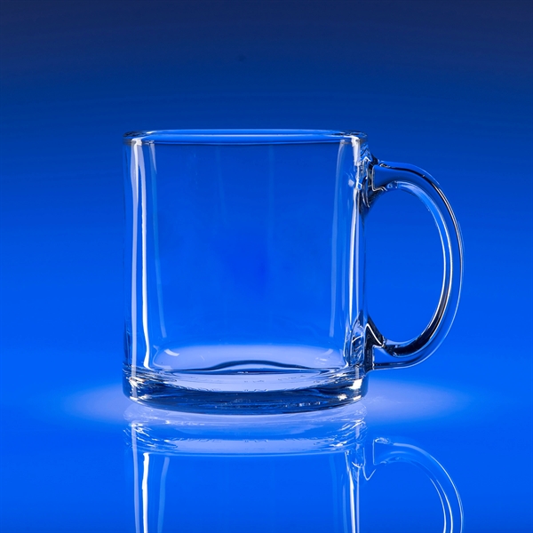 13 oz. tempered glass mug for hot and cold beverages; includes... from ASI 62985 J. Charles