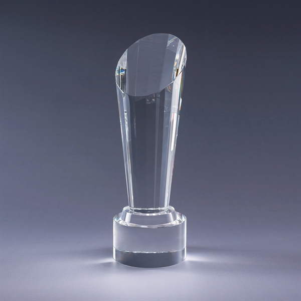 Optic crystal award with deep etch imprint in two locations; available... from ASI 62985 J. Charles