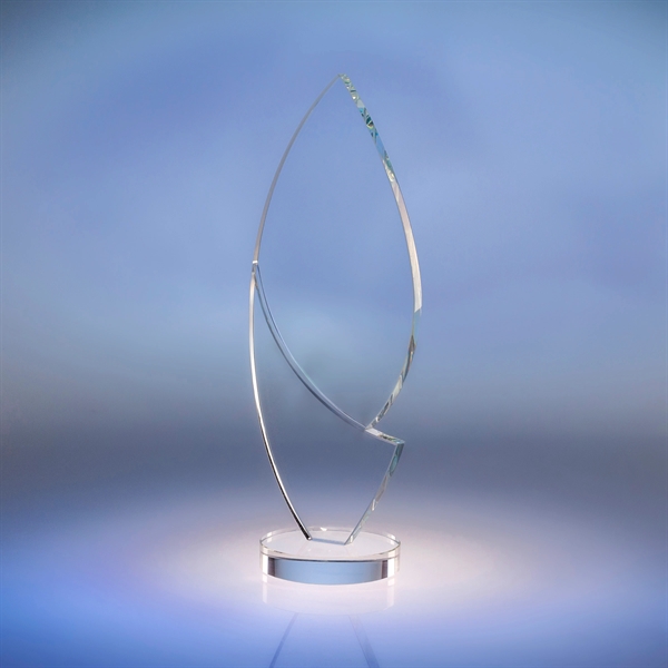 Enlighten award made of sparkling starphire crystal with sweeping lines for... from ASI 62985 J. Charles