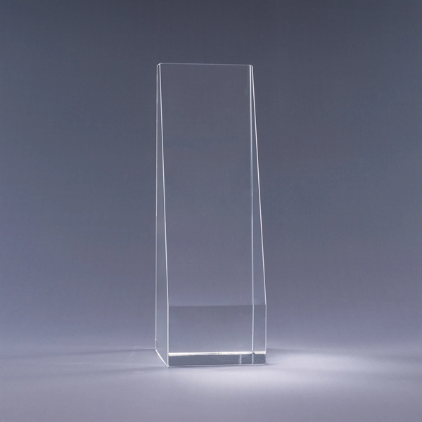 Echelon award made of optic crystal with a simple shape featuring... from ASI 62985 J. Charles