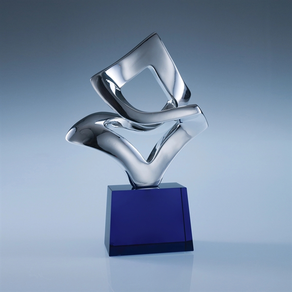 Performer award made of chrome-plated resin with a base made of... from ASI 62985 J. Charles
