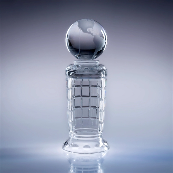 Empire award made of hand-blown, hand-cut, 24% full-lead crystal and crowned... from ASI 62985 J. Charles