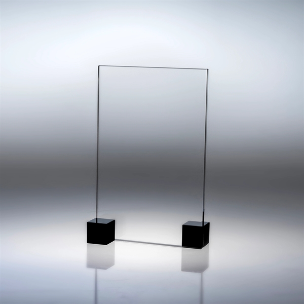 Elements award made of starphire crystal with a splash of red,... from ASI 62985 J. Charles