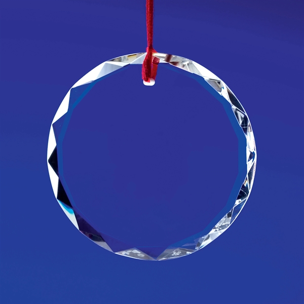 Fantasy crystal ornament with a red hang cord for hanging on... from ASI 62985 J. Charles