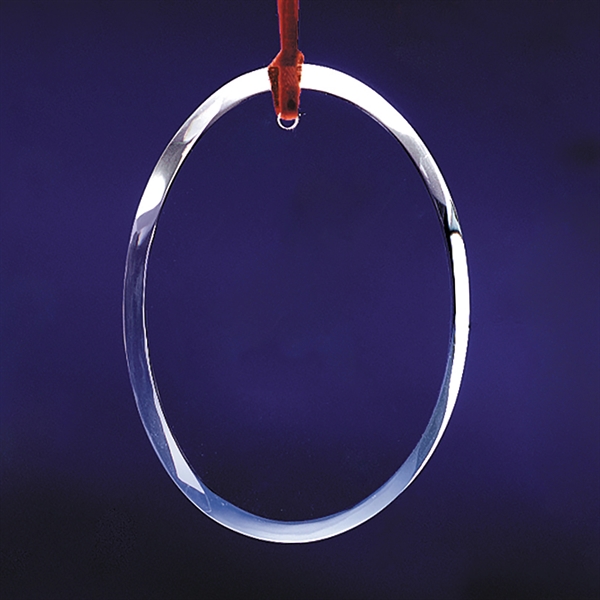 Victorian crystal ornament with a red hang cord for hanging on... from ASI 62985 J. Charles