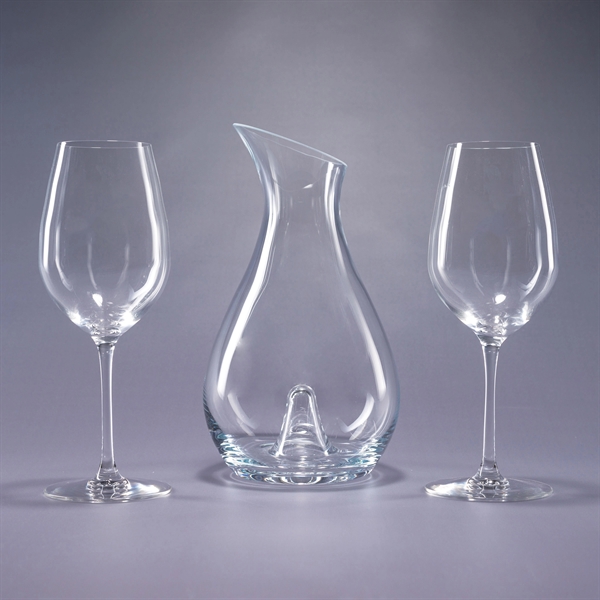 3-piece crystal white wine gift set with an Essence 46 oz.... from ASI 62985 J. Charles / J. Charles