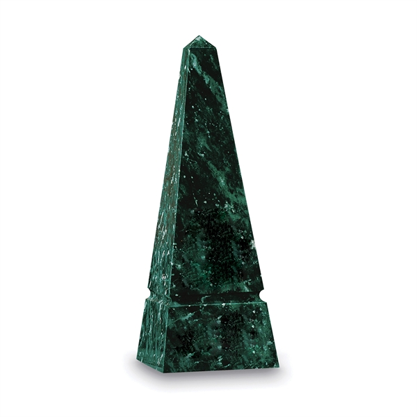 Obelisk award made of green marble depicting the centuries old symbol... from ASI 62985 J. Charles