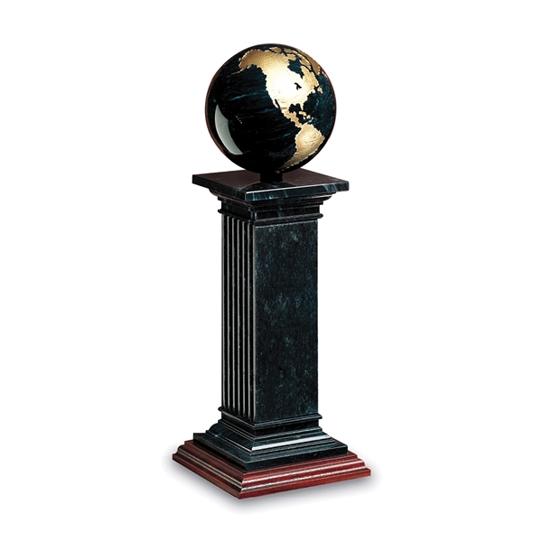 Renaissance globe award made of genuine marble and walnut wood.... from ASI 62985 J. Charles