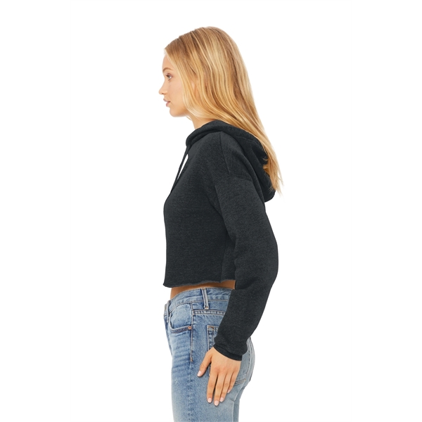 BELLA+CANVAS Women's Sponge Fleece Cropped Fleece Hoodie.... from ASI 84863 SanMar
