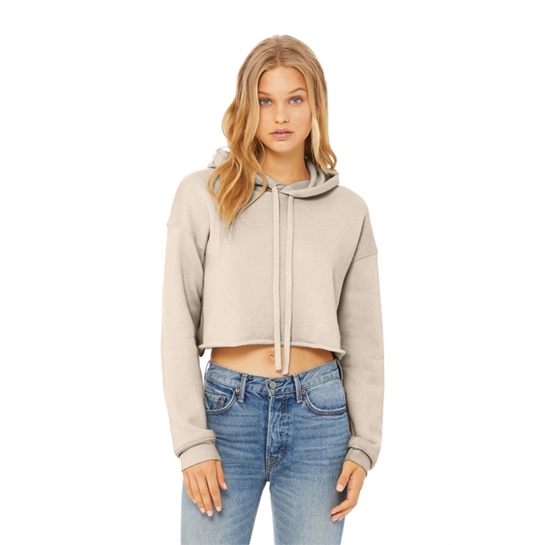 BELLA+CANVAS Women's Sponge Fleece Cropped Fleece Hoodie.... from ASI 84863 SanMar