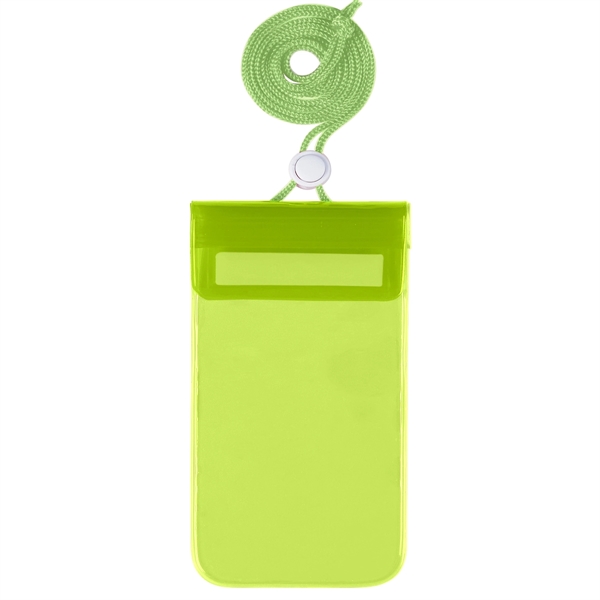 Waterproof pouch with adjustable neck cord.... from ASI 61125 Hit Promotional Products / Hit®