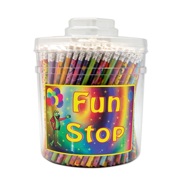 Canister filled with 288 pencils. Blank.... from ASI 98360 WOWLine / WOWLine®