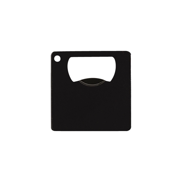 Credit card sized bottle opener made of stainless steel with a... from ASI 57655 STOPNGO Line