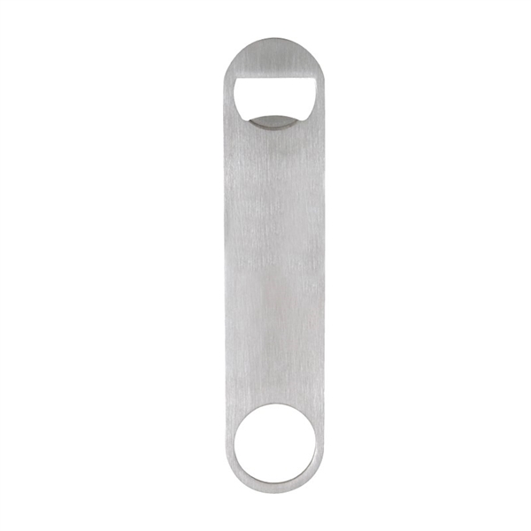 Paddle style bottle opener made of stainless steel.... from ASI 57655 STOPNGO Line