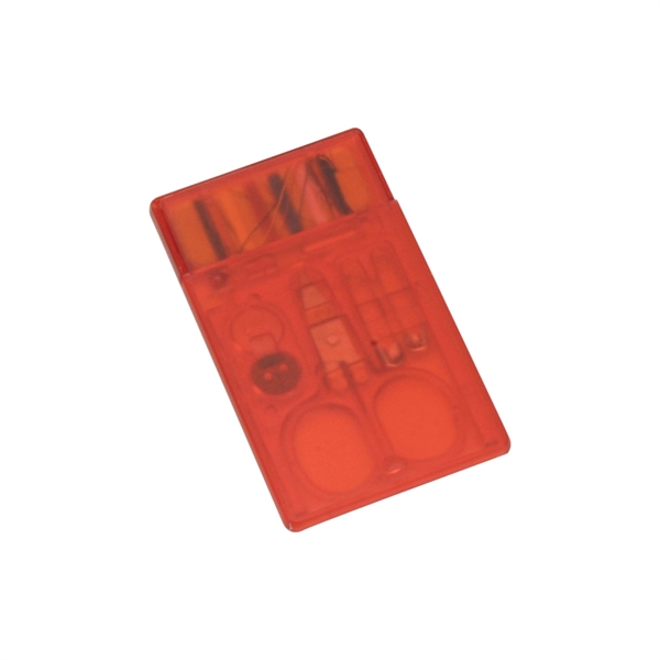 Full mini sewing kit with sleeve featuring 1 black and 1... from ASI 57655 STOPNGO Line