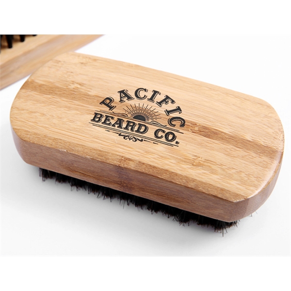 Bamboo Beard Brush - Square... from ASI 72657 Active Life Promo / Apres Ski Ingrain Promo
