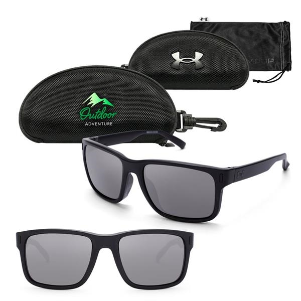 Under Armour® sunglasses that offer 100% UV protection, with screwless cam-lock... from ASI 79530 Prime Line