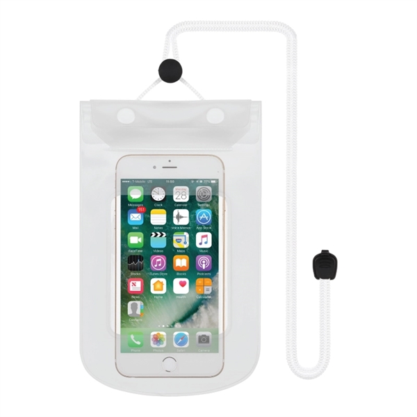 Waterproof dry bag pouch for smartphones with triple sealed protection (buttoned,... from ASI 57655 STOPNGO Line