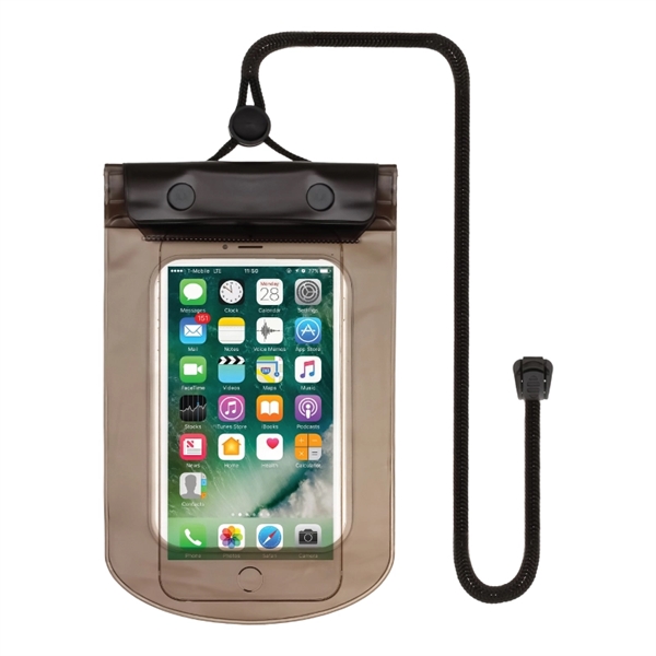 Waterproof dry bag pouch for smartphones with triple sealed protection (buttoned,... from ASI 57655 STOPNGO Line