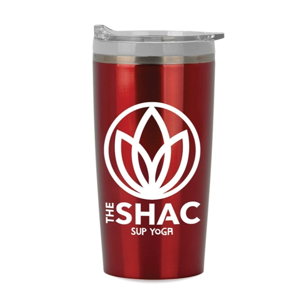 GoJo Travel Tumbler, 20oz Stainless Steel, Double-wall, thermal tumbler with vacuum... from ASI 52475 Xpres LLC