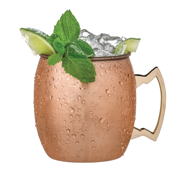 17 oz. Moscow Mule mug made of copper-plated stainless steel.... from ASI 57655 STOPNGO Line