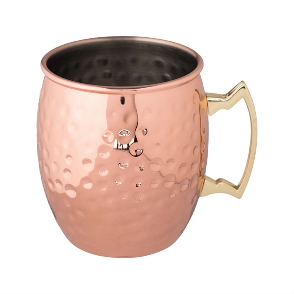 17 oz. Moscow Mule mug made of copper-plated stainless steel with... from ASI 57655 STOPNGO Line