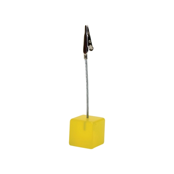 Memo/photo holder in the shape of a cube with a matte... from ASI 57655 STOPNGO Line