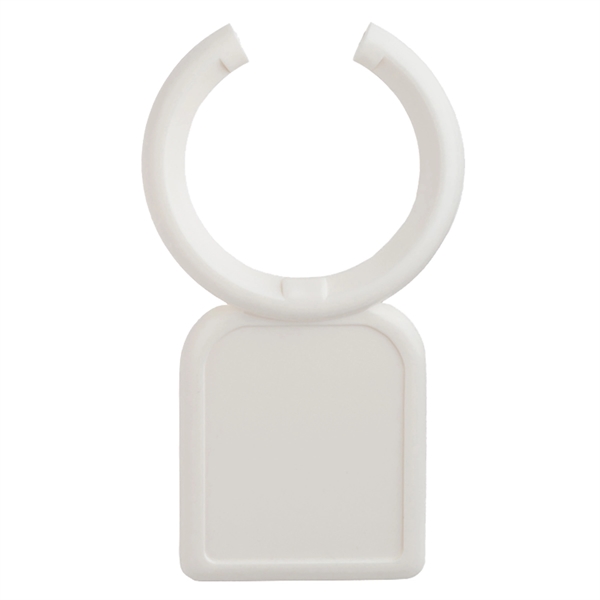 Customizable set of two 3 1/2" plastic clips attaches wine glass... from ASI 55450 Franmara Inc