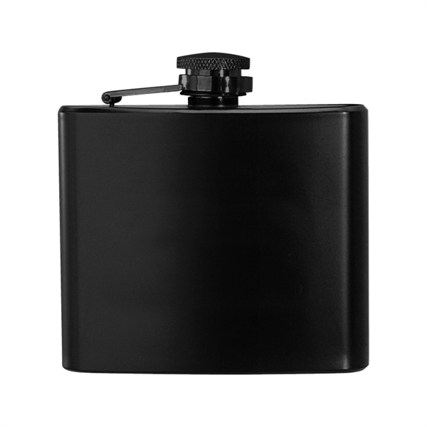 3 3/4" x 4" stainless steel hip flask with a 5... from ASI 57655 STOPNGO Line