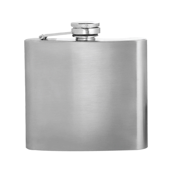 3 3/4" x 4" stainless steel hip flask with a 5... from ASI 57655 STOPNGO Line