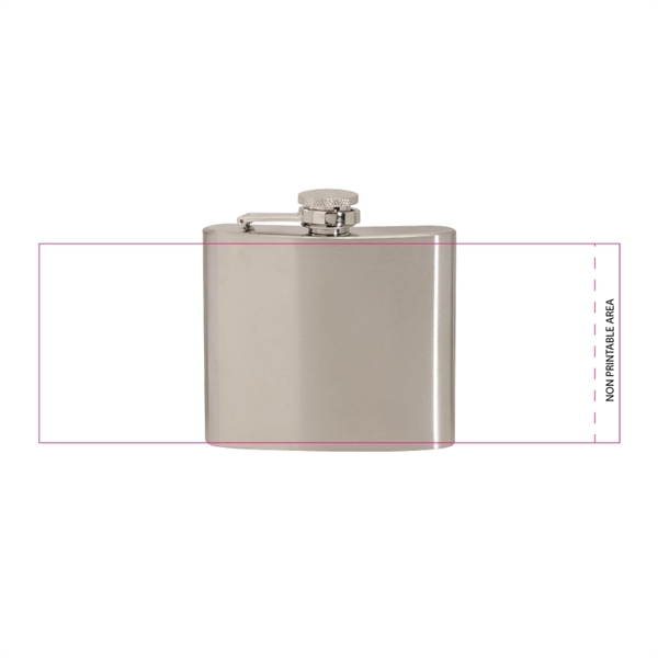 5 oz. stainless steel hip flask with a full-wrap four-color process... from ASI 57655 STOPNGO Line