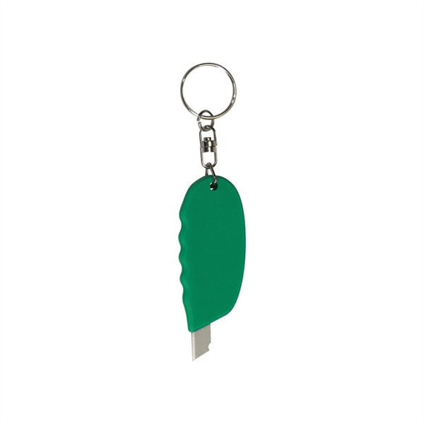 Grip handle keyring with a contoured plastic body and spring-loaded retractable... from ASI 57655 STOPNGO Line