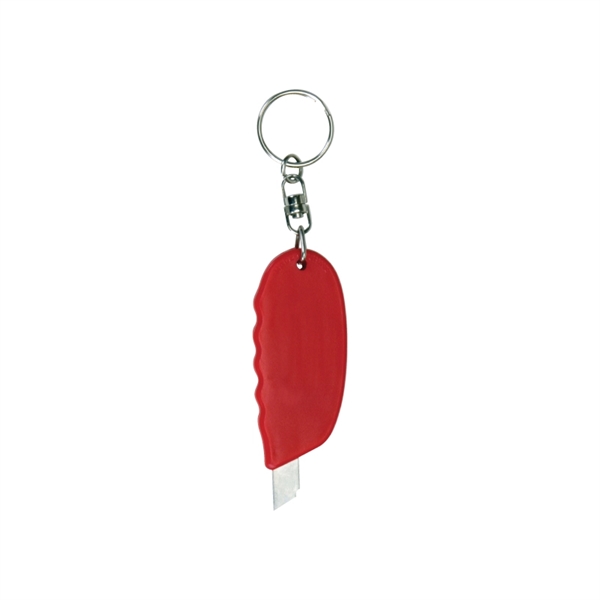 Grip handle keyring with a contoured plastic body and spring-loaded retractable... from ASI 57655 STOPNGO Line