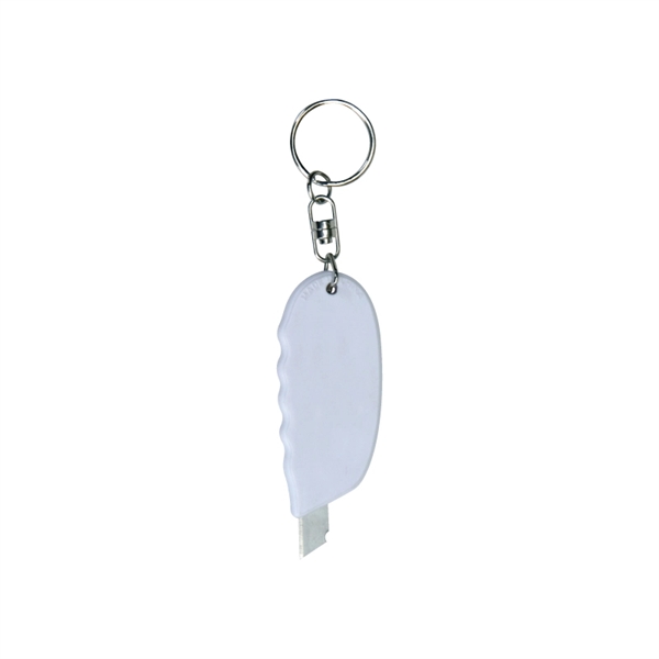 Grip handle keyring with a contoured plastic body and spring-loaded retractable... from ASI 57655 STOPNGO Line